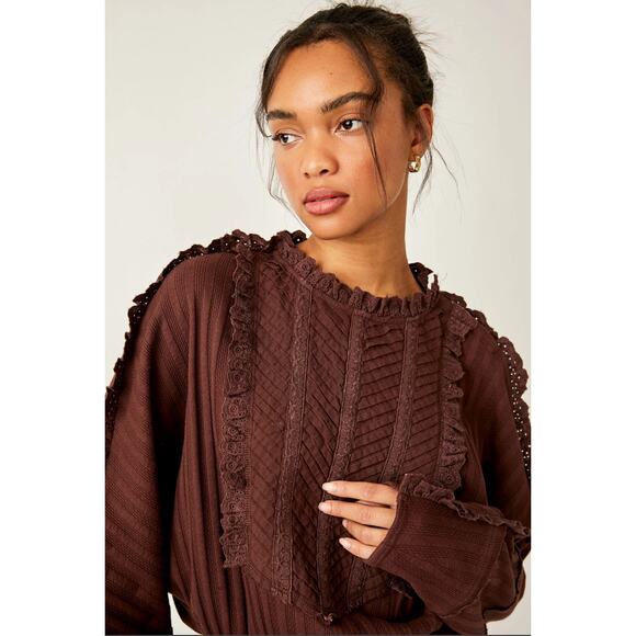 New Free People More Romance Top - Large - Picture 1 of 4